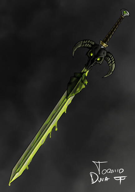 a poisonous sword