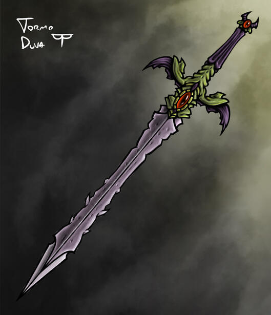 A bug themed sword